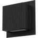 Miami LED 6.25 inch Sand Black Outdoor Wall Sconce
