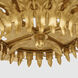 AERIN Hampton 6 Light 36 inch Gild Chandelier Ceiling Light, Large
