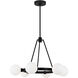 Sean Lavin Clybourn 6 Light 26 inch Midnight Black Chandelier Ceiling Light