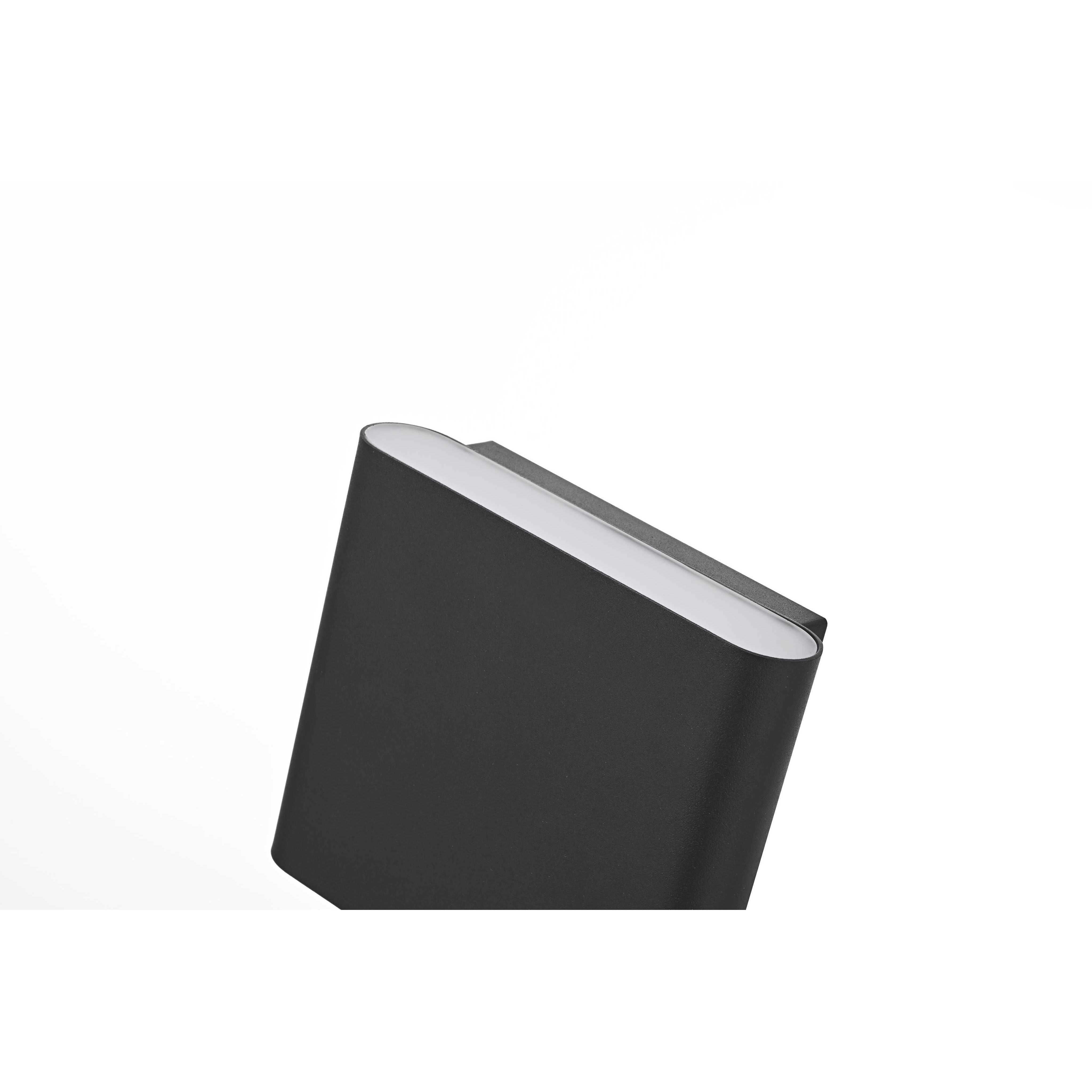 Clyde 2 Light 5 inch Black Outdoor Wall Sconce