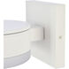 Raine 4.5 inch White Outdoor Wall Light
