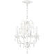 Athena 4 Light 14 inch Antique White Chandelier Ceiling Light