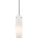 ML 1 Light 3.63 inch Brushed Nickel Mini Pendant Ceiling Light