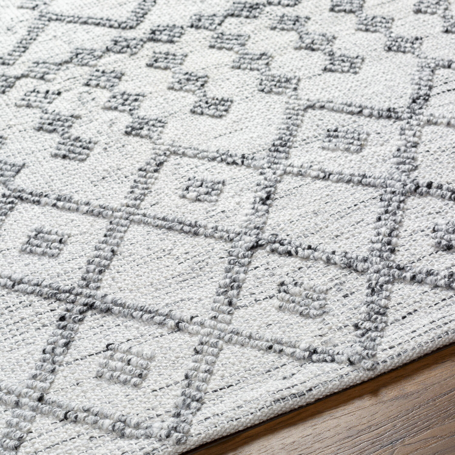 Napoli 120 X 96 inch White Rug, Rectangle