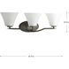 Bravo 3 Light 26.75 inch Antique Bronze Bath Vanity Wall Light