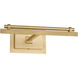 Sean Lavin Kal 11 watt 12 inch Natural Brass Picture Light Wall Light
