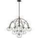 Lenora 13 Light 34.25 inch Dark Bronze Chandelier Ceiling Light