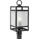 Parrish 1 Light 20.5 inch Matte Black Outdoor Post Light