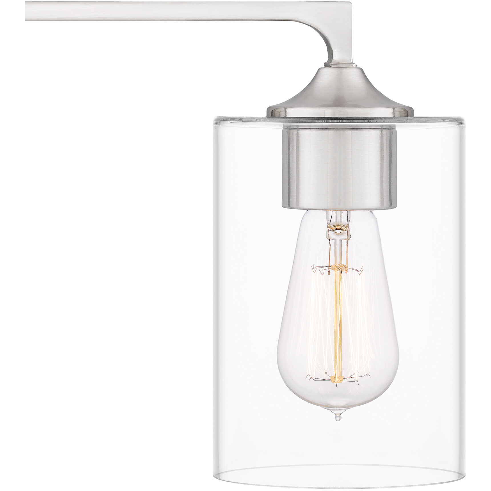 Prescott 4 Light 34 inch Brushed Nickel Bath Light Wall Light, Extra Large