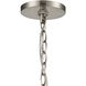 Ellipsa 1 Light 7 inch Satin Nickel Mini Pendant Ceiling Light
