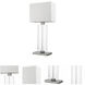 Shine 31 inch 100.00 watt Hand Painted Weathered Pewter Table Lamp Portable Light