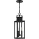 Ascott 3 Light 6.5 inch Black Outdoor Hanging Lantern