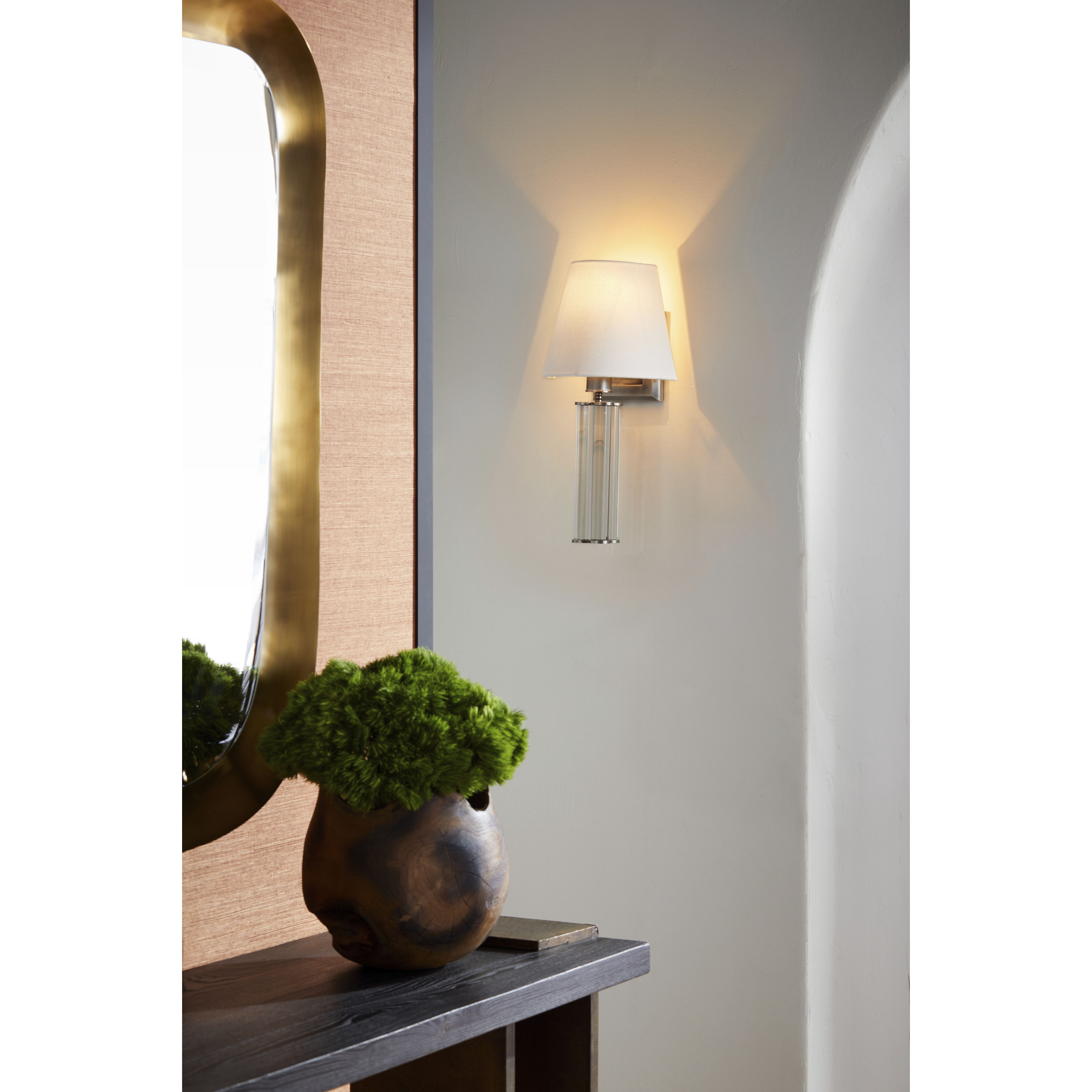 Eckart 1 Light 9 inch Pewter Sconce Wall Light
