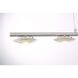 Santiago LED 33.5 inch Nickel-Matte Linear Pendant Ceiling Light