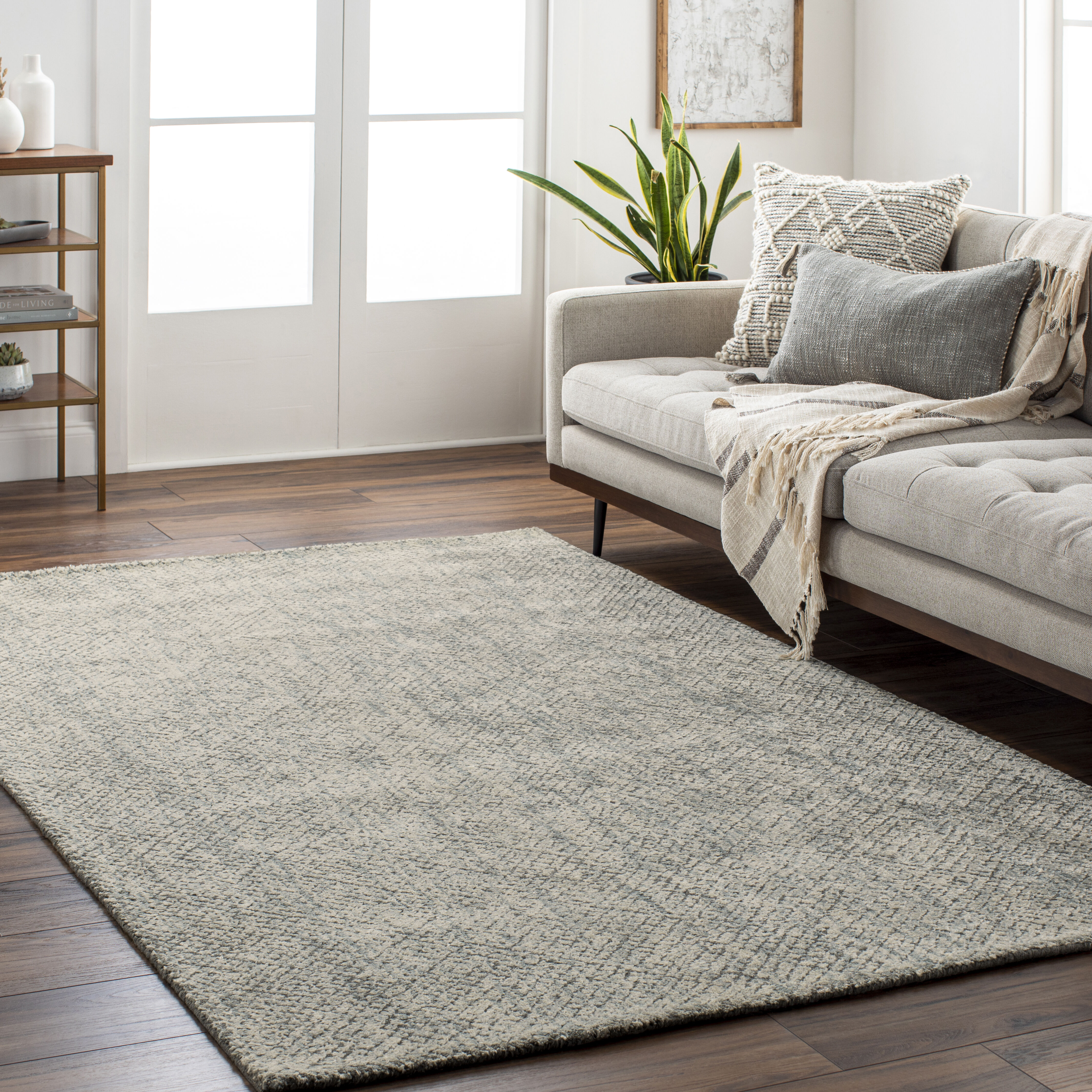 Helen 36 X 24 inch Taupe Rug, Rectangle