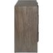 Lydon Brown Mindi Wood and Antique Brass 4 Drawer Chest