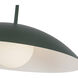 Regent Pendant Ceiling Light in Pine Green