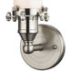 Fulton Sconce Wall Light in Satin Nickel