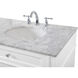 Park Avenue 72 X 22 X 35 inch White Vanity Sink Set