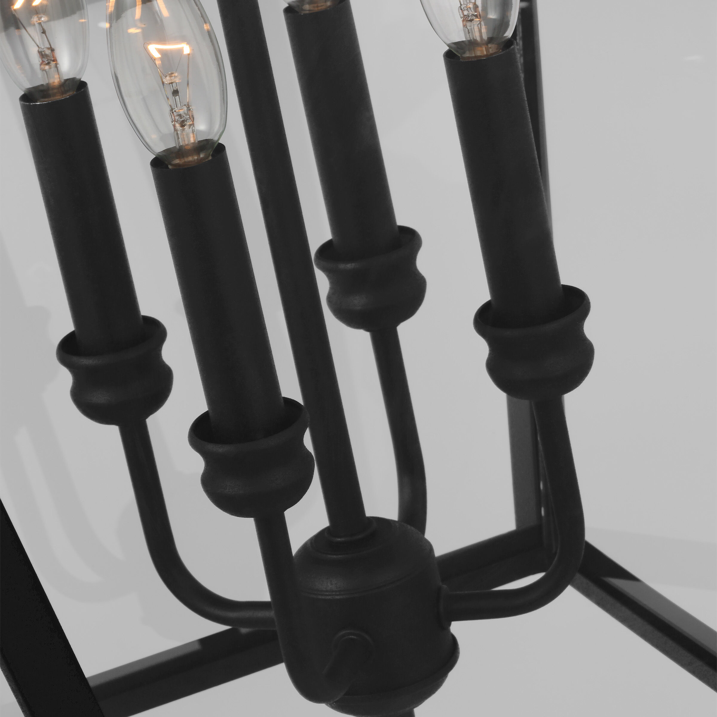 Sean Lavin Galena 4 Light 33.38 inch Textured Black Outdoor Wall Lantern