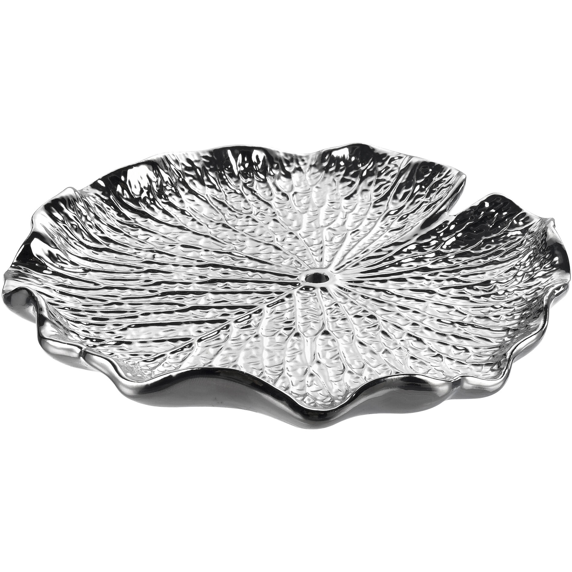 Lilypad Silver Dimensional Wall Art, Set of 4