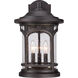 Marblehead 3 Light 18 inch Palladian Bronze Outdoor Wall