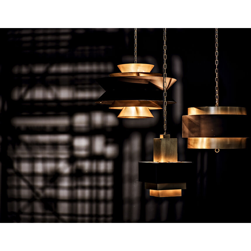 Arion 4 Light 29 inch Antique Brass Pendant Ceiling Light