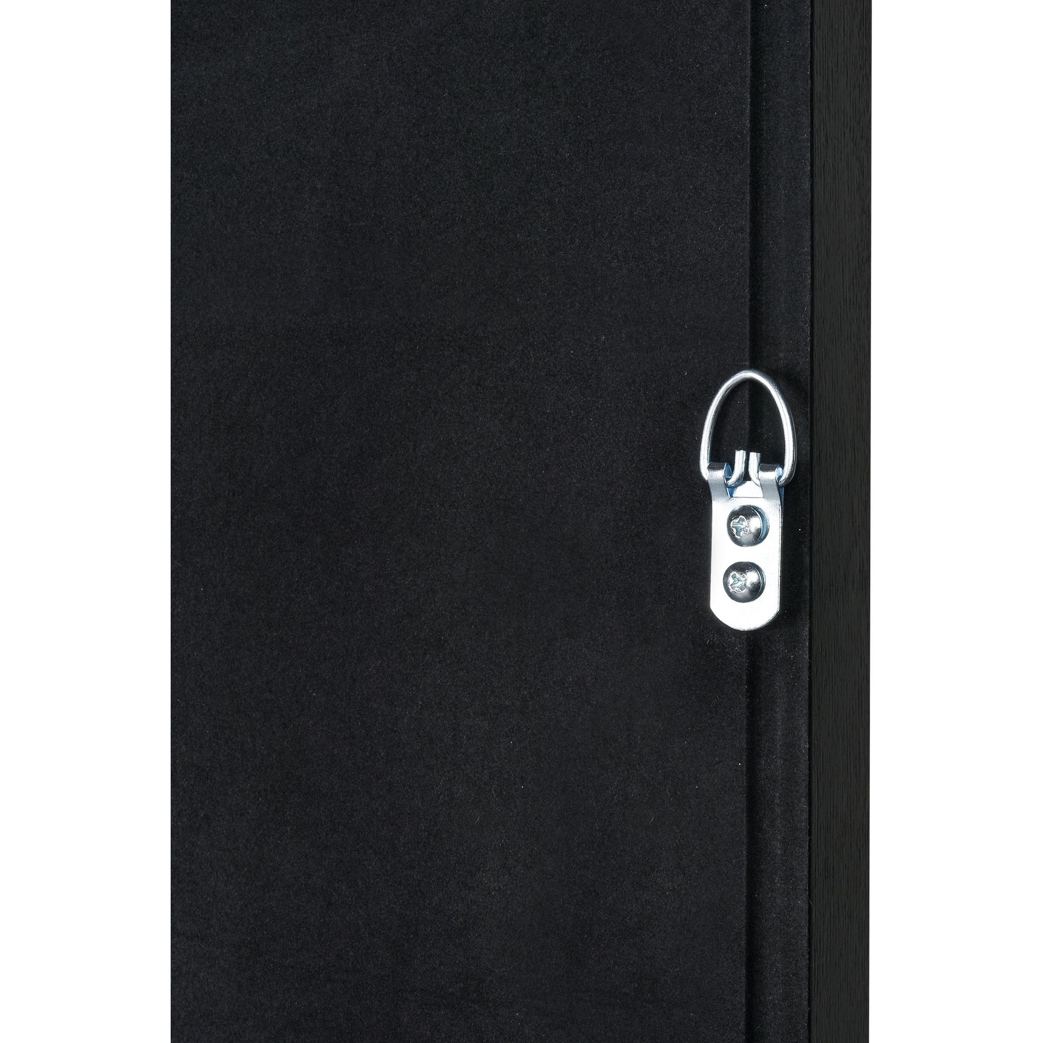 Mapped Silver with Black and Mirror Dimensional Wall Art