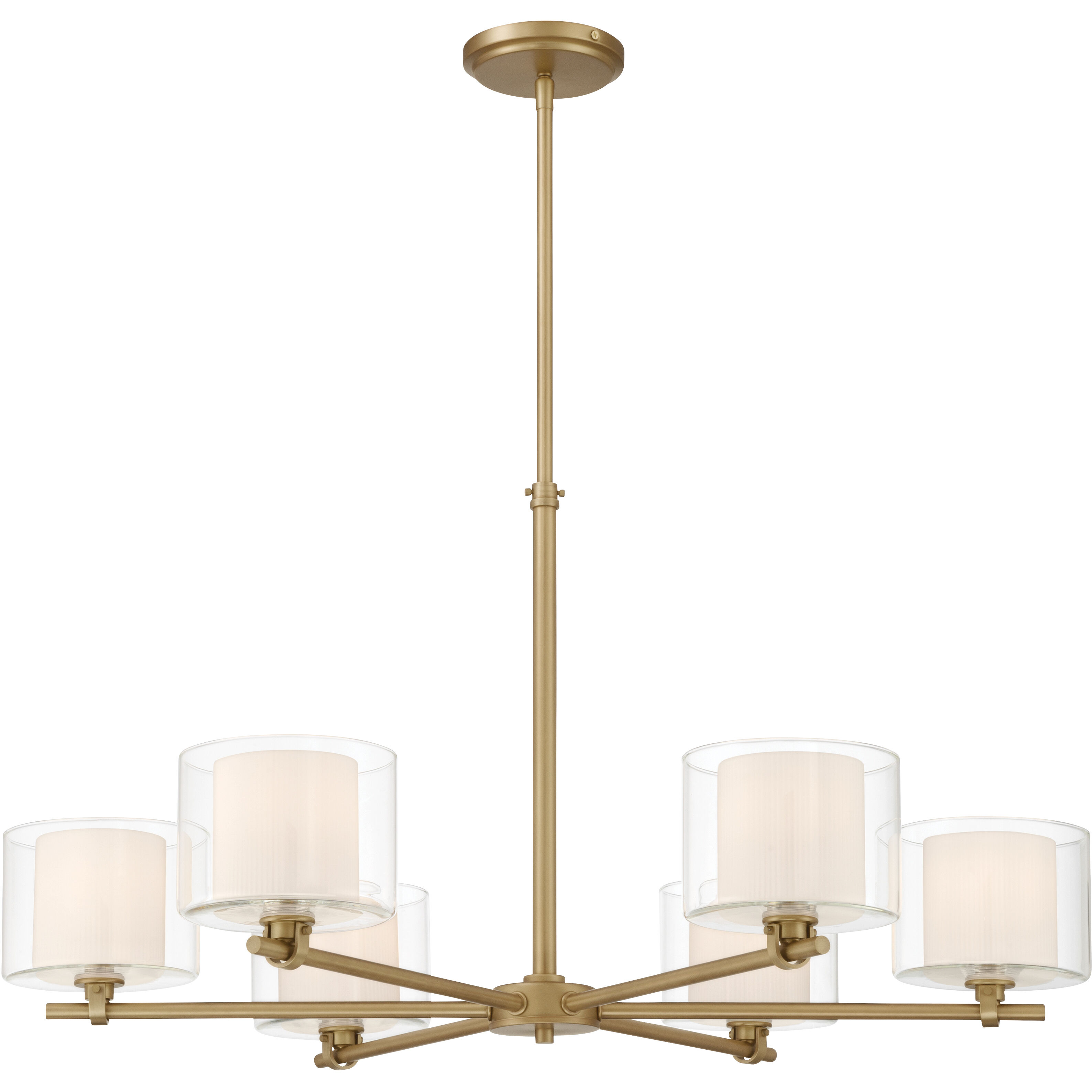 Seville 6 Light 32 inch Legacy Brass Chandelier Ceiling Light