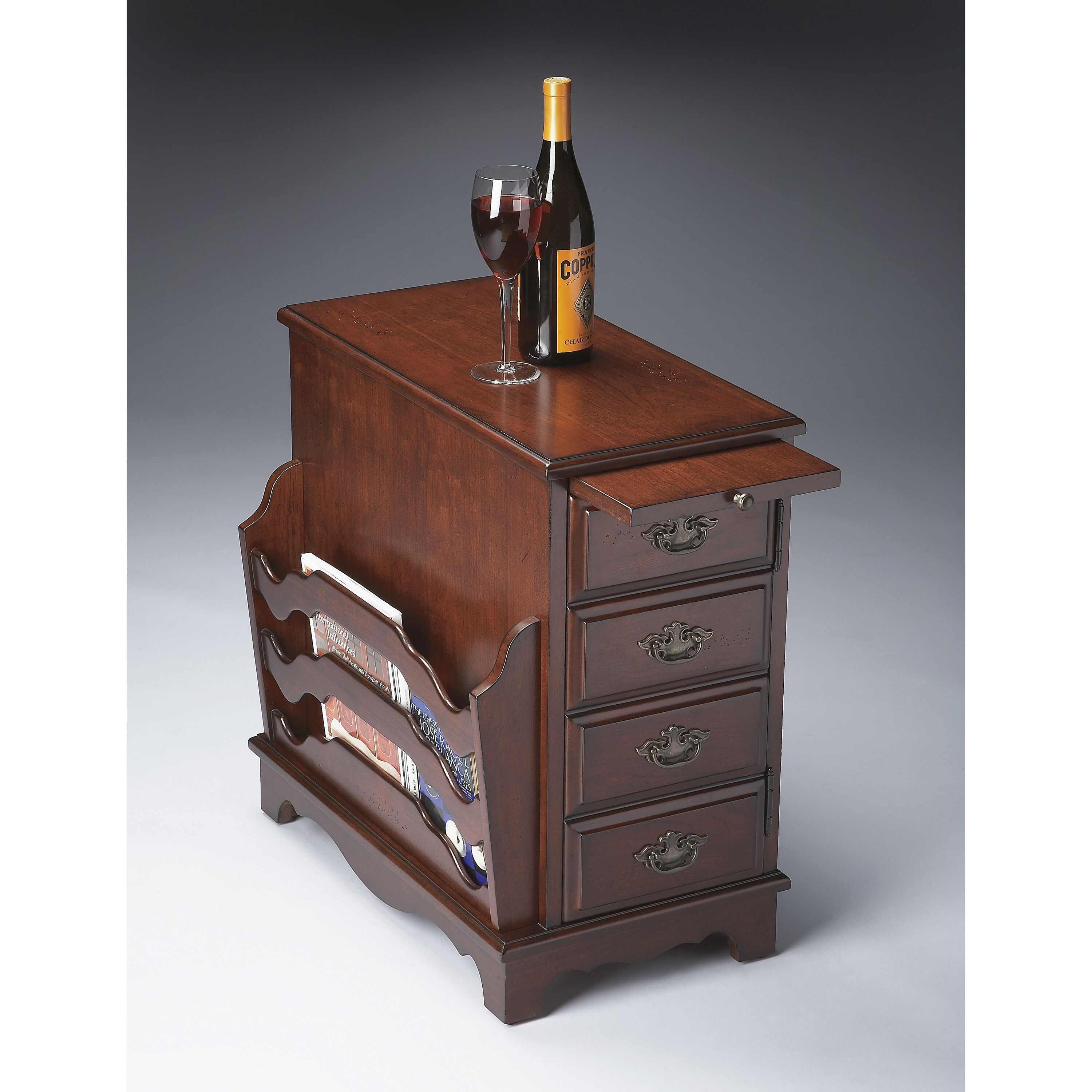 Gregory  Plantation Cherry Chairside Chest