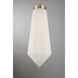 Leland LED 6 inch Noble Brass Mini-Pendant Ceiling Light
