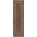 Mystique 96 X 30 inch Dark Brown Rug