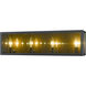 Infinity 4 Light 24 inch Misty Charcoal Vanity Wall Light