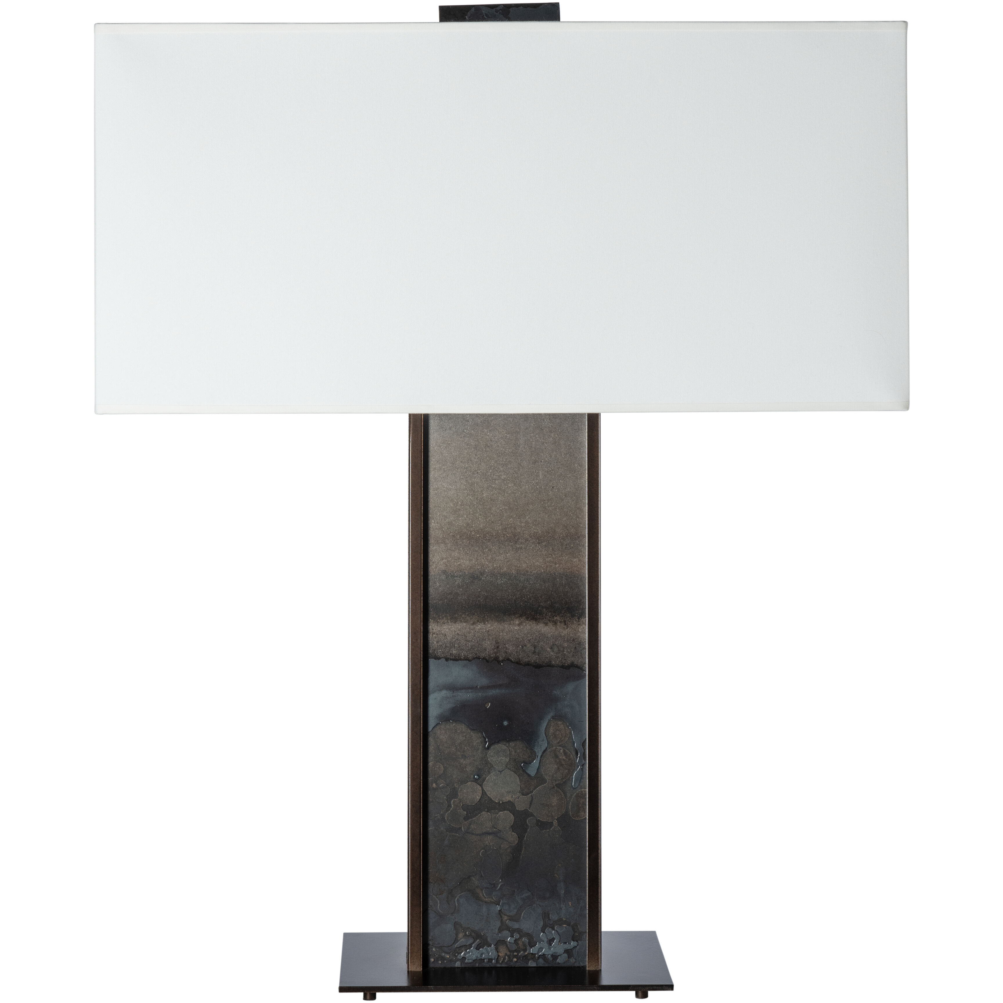 Horizon 29.28 inch 60.00 watt Oil Rubbed Bronze and Clear Steel Table Lamp Portable Light