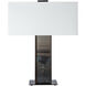 Horizon 29.28 inch 60.00 watt Oil Rubbed Bronze and Clear Steel Table Lamp Portable Light