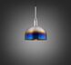 Forked LED 13.39 inch Burnt Steel Pendant Ceiling Light
