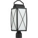 Fairlington 1 Light 19.75 inch Black Outdoor Post Lantern