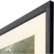 Quiet Haven Green and Black and Yellow Framed Art