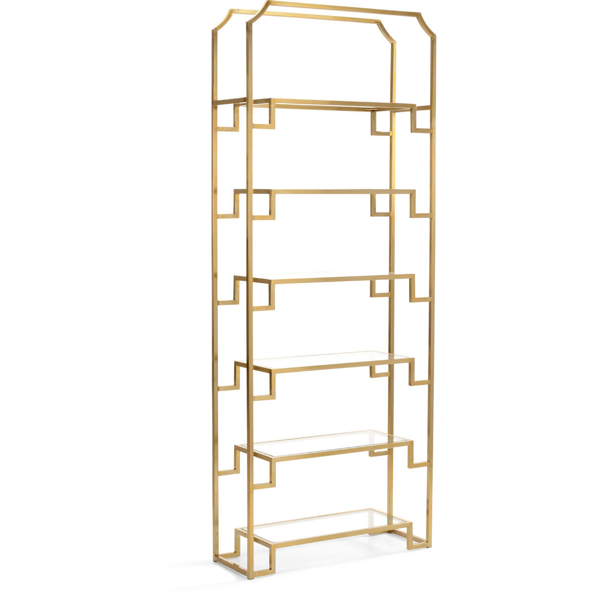 Wildwood 92 X 36 inch Antique Brass Shelf Unit