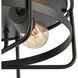 Wickshire 3 Light 16 inch Matte Black Flush Mount Ceiling Light