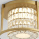 Elan 16 inch Aged Brass Flush Mount Ceiling Light