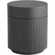 Lamu 22 inch Black Stain Side Table