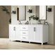 Alina 84 X 34 inch White Bathroom Vanity Cabinet