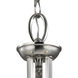 Hamilton 3 Light 25 inch Brushed Nickel Chandelier Ceiling Light