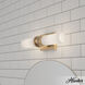 Lenlock 2 Light 16 inch Alturas Gold Vanity Light Wall Light