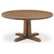 Charles 59.75 X 59.75 inch Brown Dining Table
