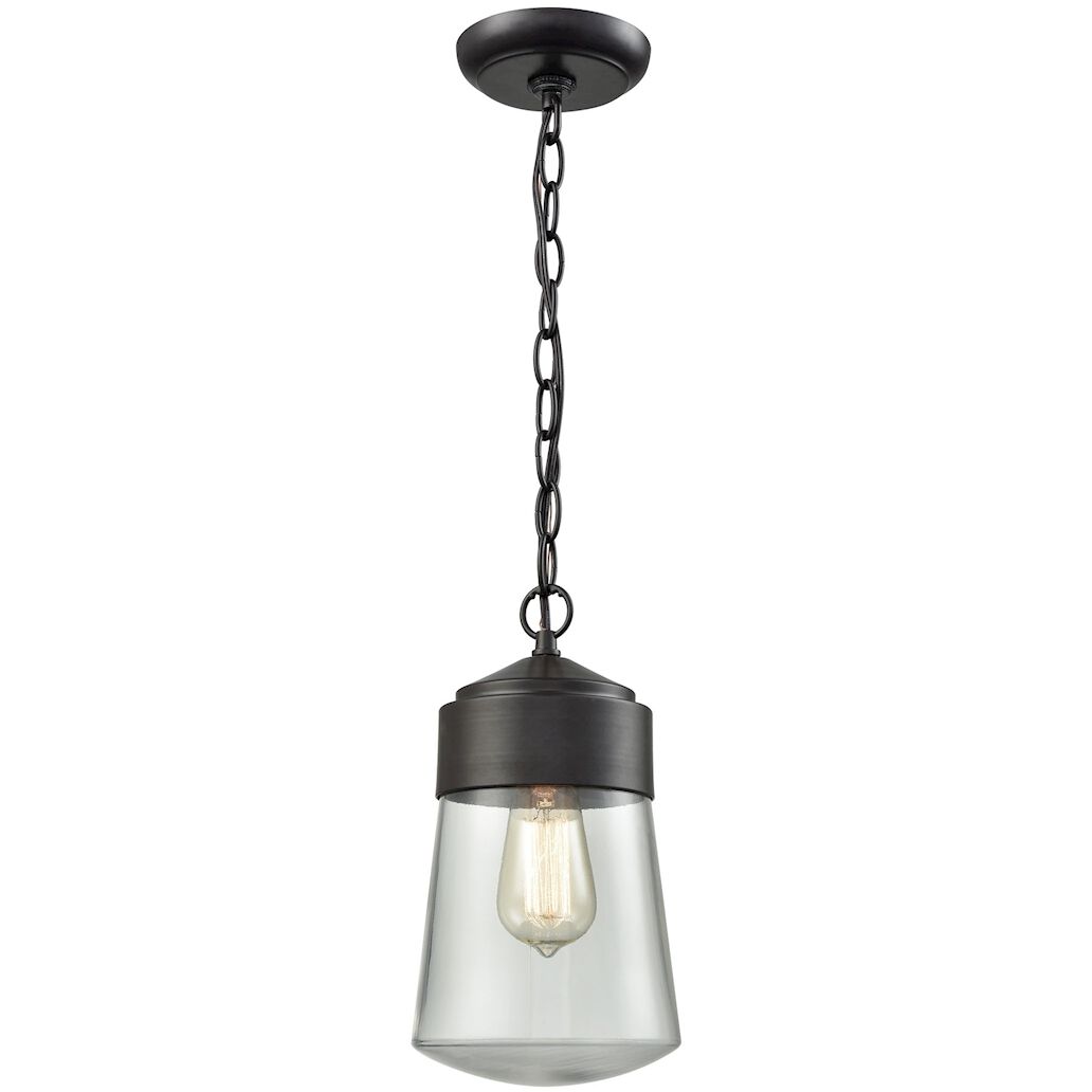 Mullen Gate 1 Light 6 inch Oil Rubbed Bronze Outdoor Pendant