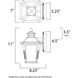 Knoxville LED 11 inch Bronze Outdoor Wall Mount