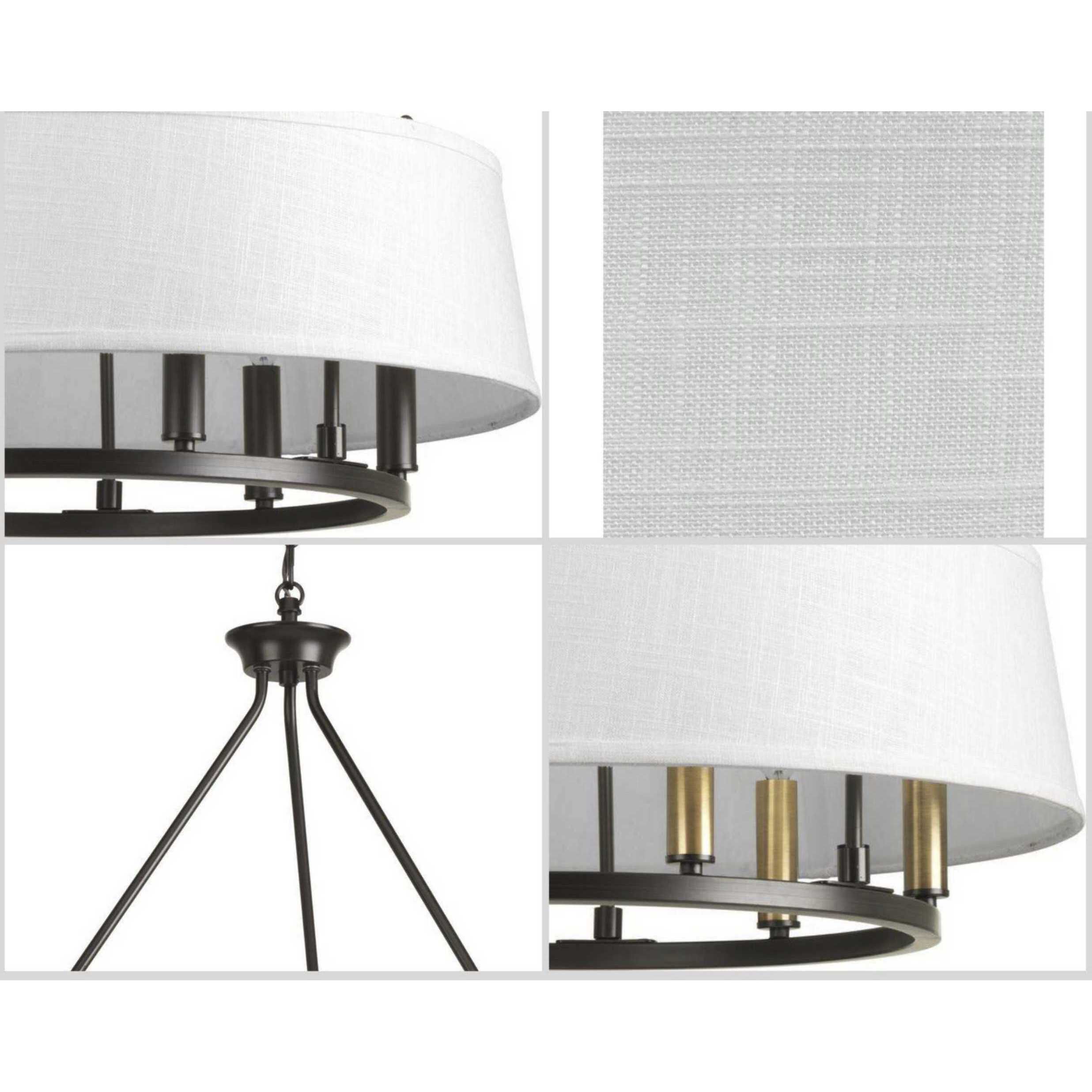 Cherish 6 Light 24 inch Antique Bronze Chandelier Ceiling Light