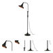 Taranto 47 inch 60 watt Dark Bronze Floor Lamp Portable Light, Adjustable